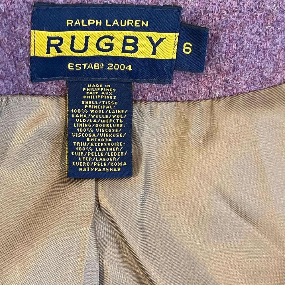 Vintage Ralph Lauren Rugby Jacket Size 6 - Picture 8 of 11